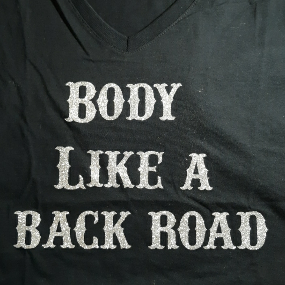 Jerzees medium Body Like A Back Road